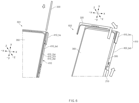 Sliding rail installation procedure, drawing sheet 6 from US 2026/0238710 A1