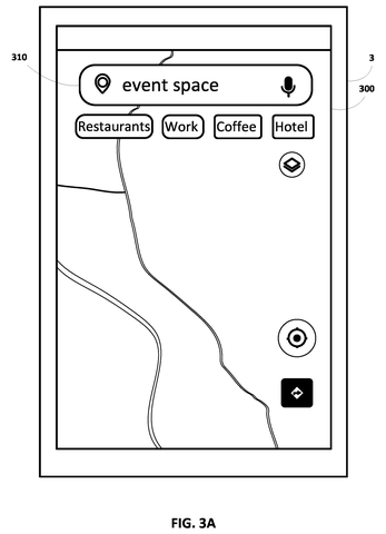 Map interface with location search, drawing sheet 7 from US 2026/0238723 A1