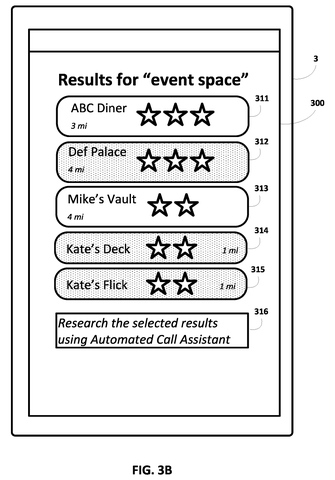 Search results with automated research option, drawing sheet 8 from US 2026/0238723 A1