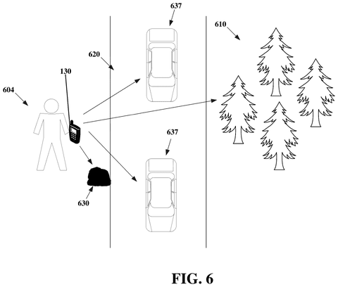 Vehicles measuring distance to obstacles, drawing sheet 7 from US 2026/0238749 A1