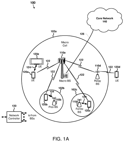 Mobile network cell coverage areas, drawing sheet 1 from US 2026/0238848 A1