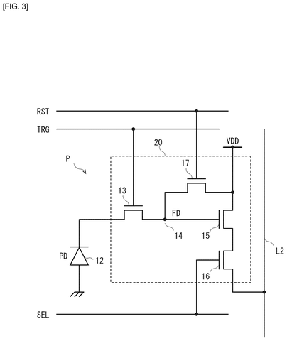 Individual pixel circuit schematic diagram, drawing sheet 3 from US 2026/0238869 A1