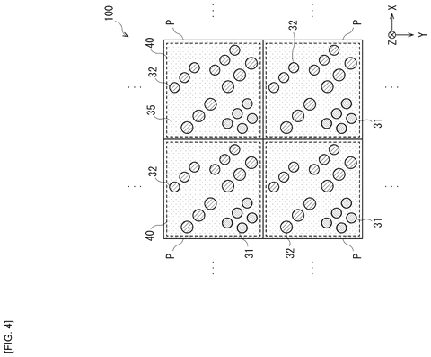 Plan view of pixel light guides, drawing sheet 4 from US 2026/0238869 A1