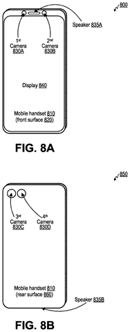 Front and rear smartphone cameras, drawing sheet 8 from US 2026/0238881 A1