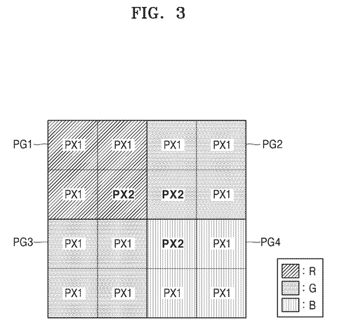 Color filter pixel grid pattern, drawing sheet 3 from US 2026/0238894 A1