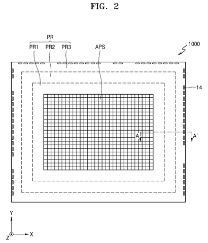 Top view of camera chip., drawing sheet 2 from US 2026/0239758 A1