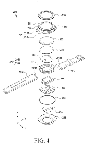 Exploded view of watch components, drawing sheet 3 from US 2026/0240288 A1