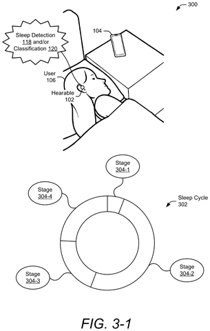 Sleep tracking with earbuds, drawing sheet 6 from US 2026/0240489 A1
