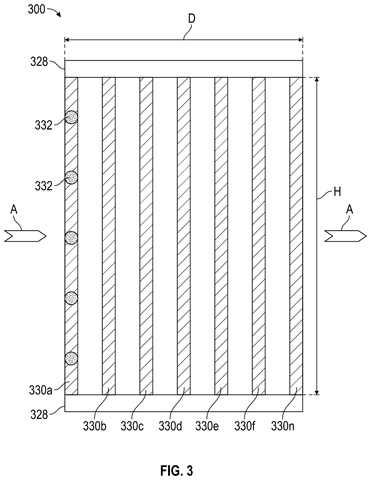 Filter unit with antimicrobial spots, drawing sheet 3 from US 2026/0241319 A1