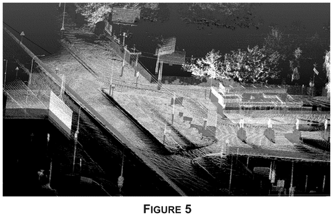 Three-dimensional LiDAR point cloud map, drawing sheet 5 from US 2026/0241954 A1