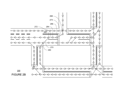 Map of pedestrian pathways, drawing sheet 3 from US 2026/0243575 A1