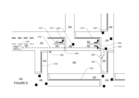 Map showing route to original destination, drawing sheet 7 from US 2026/0243575 A1