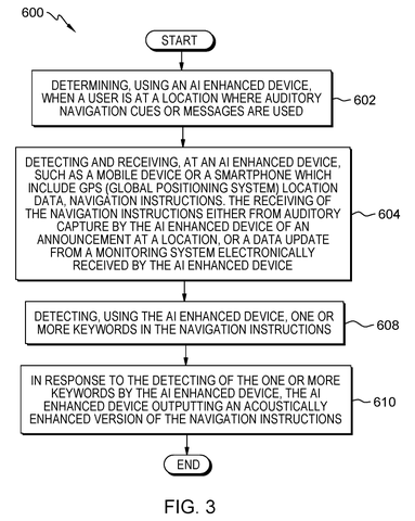 Audio enhancement process flowchart, drawing sheet 3 from US 2026/0243579 A1
