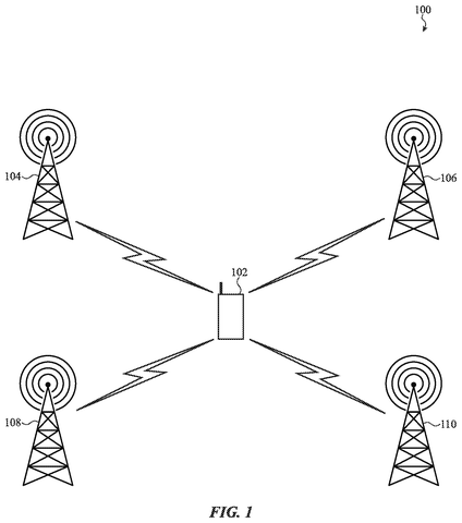Smartphone positioning with cell towers, drawing sheet 1 from US 2026/0243862 A1