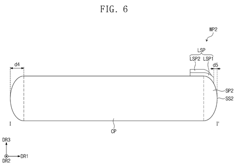 Cross-section of rounded cover window, drawing sheet 6 from US 2026/0243924 A1