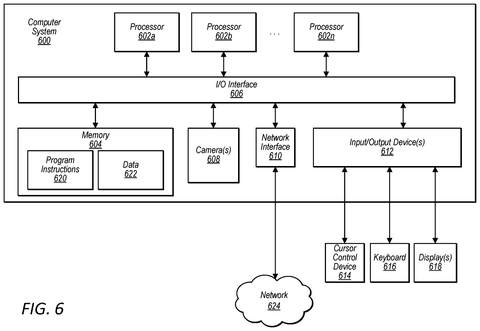 Computer system internal processing components, drawing sheet 6 from US 2026/0244001 A1