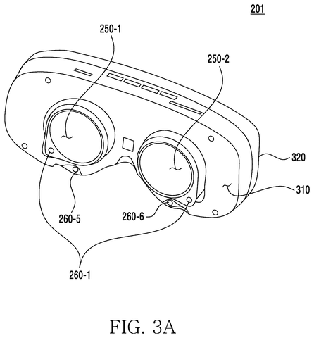 Front perspective view of headset, drawing sheet 4 from US 2026/0244015 A1