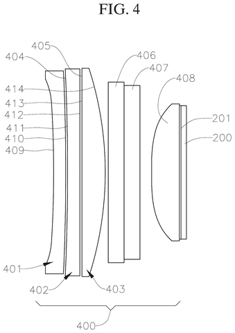 Alternative lens stack design, drawing sheet 7 from US 2026/0244020 A1