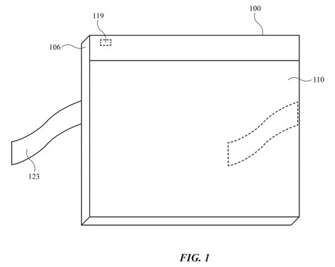 Perspective view of headset, drawing sheet 1 from US 2026/0244021 A1