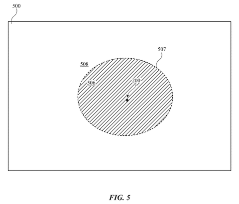 Sensor field of view diagram, drawing sheet 5 from US 2026/0244021 A1