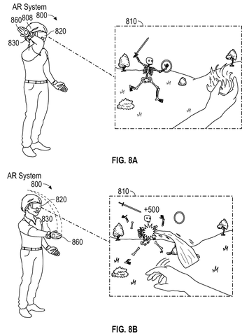 Hand gesture control in gaming, drawing sheet 8 from US 2026/0244025 A1