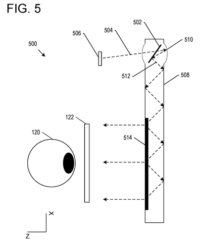 Folded optical path configuration, drawing sheet 5 from US 2026/0244027 A1