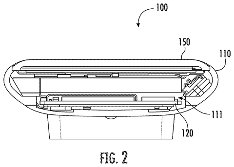 Internal components of smartwatch, drawing sheet 2 from US 2026/0244243 A1