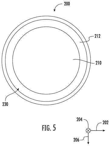 Top view of display cover, drawing sheet 5 from US 2026/0244243 A1