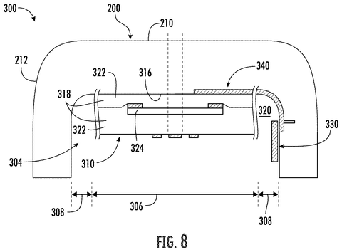 Cross-section of display assembly, drawing sheet 7 from US 2026/0244243 A1