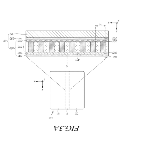Cross-section of screen layers, drawing sheet 3 from US 2026/0244246 A1