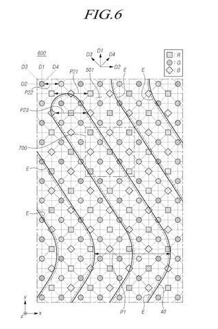Subpixel arrangement patterns, drawing sheet 8 from US 2026/0244246 A1