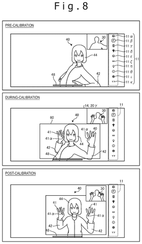 Calibration steps for avatar tracking, drawing sheet 8 from US 2026/0244263 A1