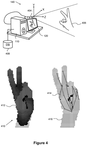 Hand tracking setup and data, drawing sheet 4 from US 2026/0244267 A1