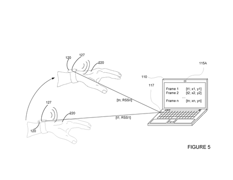 Wireless signal strength monitoring, drawing sheet 5 from US 2026/0244277 A1