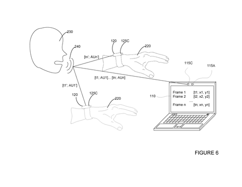 Voice and gesture tracking system, drawing sheet 6 from US 2026/0244277 A1