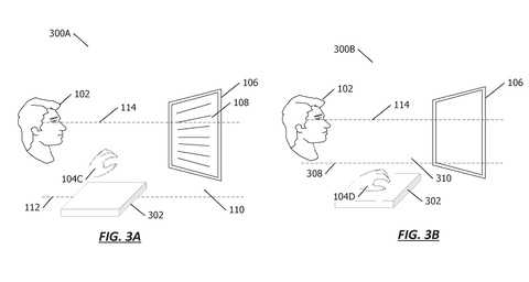Physical surface hand placement, drawing sheet 3 from US 2026/0244279 A1