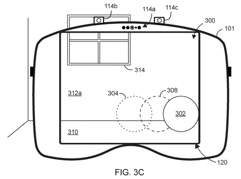 Element movement during scene displacement, drawing sheet 4 from US 2026/0244307 A1