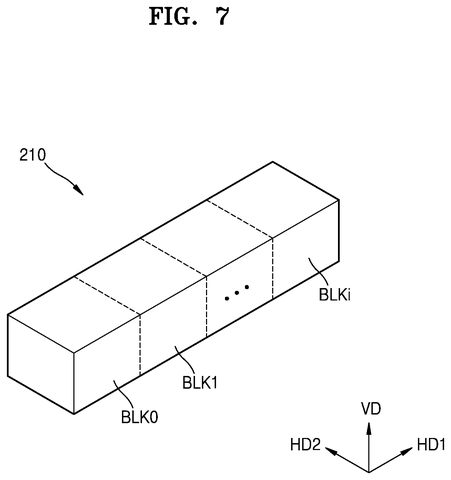 Memory cell array with multiple blocks, drawing sheet 7 from US 2026/0244352 A1