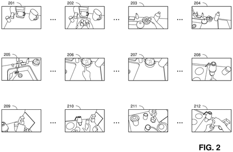 Sequence of demonstration video frames, drawing sheet 2 from US 2026/0244470 A1
