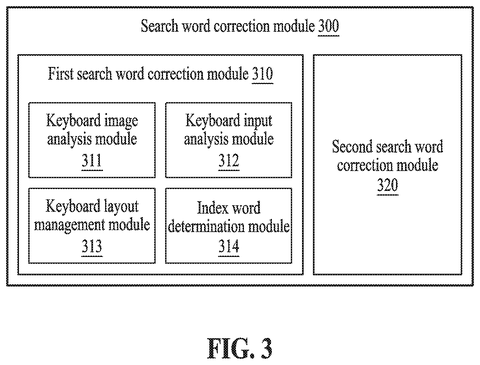 Search word correction components, drawing sheet 3 from US 2026/0244617 A1