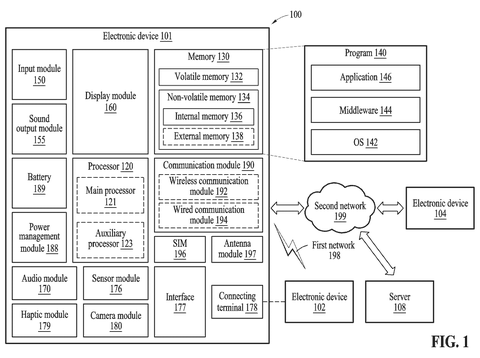 System architecture of electronic device, drawing sheet 1 from US 2026/0244660 A1