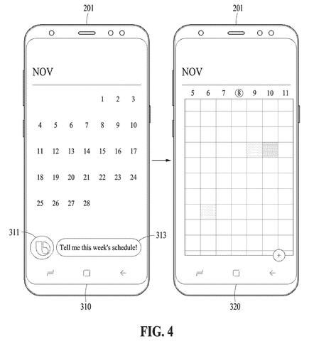 Calendar app user interface screens, drawing sheet 4 from US 2026/0244660 A1