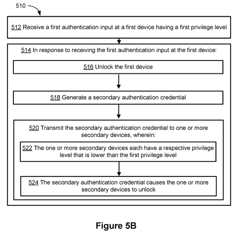Authentication privilege level handling, drawing sheet 6 from US 2026/0244727 A1