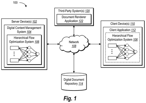 Network system architecture diagram, drawing sheet 1 from US 2026/0244841 A1