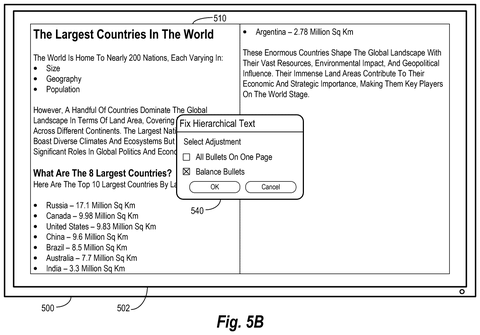 Interactive adjustment dialog overlay, drawing sheet 7 from US 2026/0244841 A1