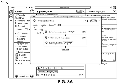 Automated workflow builder settings, drawing sheet 6 from US 2026/0244877 A1