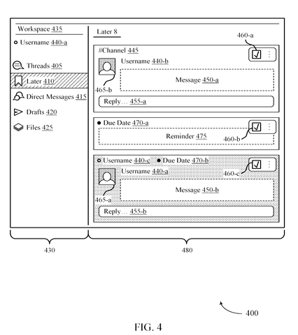 Prioritized message and task dashboard, drawing sheet 4 from US 2026/0244950 A1