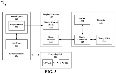 Display processor and system memory, drawing sheet 3 from US 2026/0245166 A1
