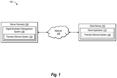 Network system architecture diagram, drawing sheet 1 from US 2026/0245273 A1