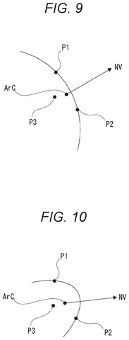 Surface normal vector calculations, drawing sheet 8 from US 2026/0245298 A1